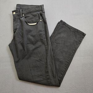 Levi's 559 Men 32X32 (34X30) Black Straight Leg Jeans